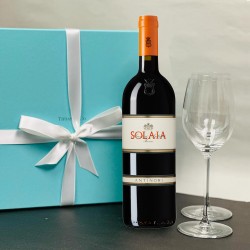 Antinori Solaia And Tiffany Wine Glasses Set
